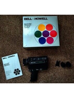 Bell & Howell Sound Star Filmosonic XL Movie Camera as is ~